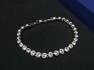 1 иен # прекрасный товар # SWAROVSKI Swarovski стразы браслет аксессуары женский оттенок серебра FD1295