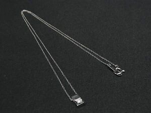 1 иен # прекрасный товар # 4*Cyondosi- платина Pt850 бриллиант полная масса примерно 2.48g колье аксессуары женский оттенок серебра FD1838