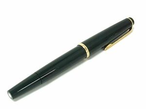 1円 ■美品■ MONT BLANC モンブラン No.32 ペン先 14K 585 14金 万年筆 筆記用具 文房具 ステーショナリー ダークグリーン系 FD0875