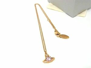 1 jpy # ultimate beautiful goods # Vivienne Westwood Vivienne Westwood o-b color stone necklace accessory gold group FD0712