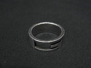 1 иен GUCCI Gucci Blanc dead G SV925 кольцо кольцо аксессуары указанный размер 19( примерно 18 номер ) мужской женский оттенок серебра FD1815