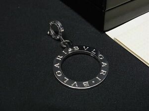 1円 ■美品■ BVLGARI ブルガリブルガリ SV925 キーホルダー チャーム アクセサリー レディース シルバー系 FD0761