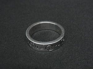 1 иен # прекрасный товар # GUCCI Gucci призрак SV925 кольцо кольцо аксессуары указанный размер 19 ( примерно 18 номер ) мужской женский оттенок серебра FD0468