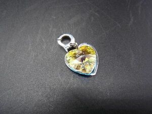 # прекрасный товар # SWAROVSKI Swarovski crystal Heart очарование подвеска с цепью колье верх оттенок серебра DE2415