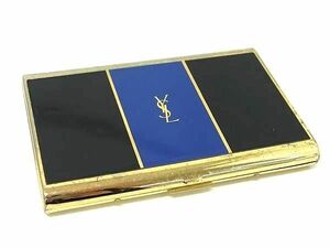 YVESSAINTLAURENT イヴサンローラン カードケース カード入れ 名刺入れ レディース メンズ ゴールド系 DE5757