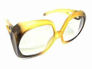 ChristianDior Christian Dior tortoise shell style sunglasses glasses glasses lady's men's yellow group × brown group DE7119