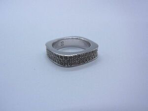 # прекрасный товар # SWAROVSKI Swaro fski стразы кольцо кольцо аксессуары указанный размер 55 примерно 14 номер женский оттенок серебра DD8128