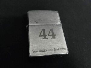 ZIPPO ジッポー LEONO 44 2009年製 高級ライター オイルライター 喫煙グッズ メンズ レディース シルバー系 DE0048