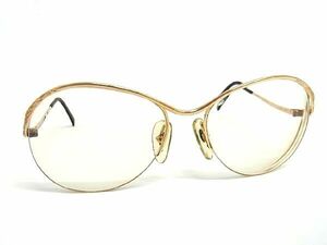 ChristianDior Christian Dior 58◻18 times entering glasses glasses lady's gold group × black group DD5214