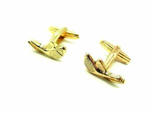 # beautiful goods # ChristianDior Christian Dior Golf Club motif cuffs button cuff links accessory gold group DE0346