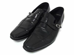 # прекрасный товар # KATHARINE HAMNETT Katharine Hamnett кожа указанный размер 25 обувь обувь мужской джентльмен оттенок черного DD7197