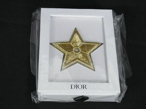 # нераспечатанный # новый товар # не использовался # ChristianDior Christian Dior Star звезда булавка брошь значок аксессуары оттенок золота DD2864