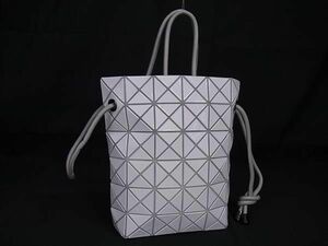 1円 ■極美品■ BAO BAO ISSEY MIYAKE バオバオイッセイミヤケ ルーセント PVC トートバッグ ショルダー ホワイト系×グレー系 FD2540