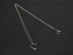 1円 TIFFANY＆Co ティファニー パロマピカソ ラビングハート SV925 ネックレス ペンダント アクセサリー レディース シルバー系 FA6752