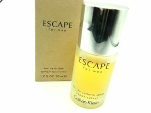 Calvin Klein カルバンクライン ESCAPE for men エスケープ オードトワレ 香水 コスメ 化粧品 メンズ シルバー系 DD8559