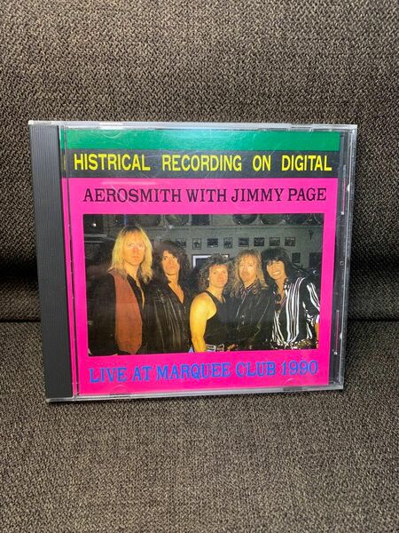 AEROSMITH WITH JIMMY PAGE LIVE AT MARQUEE CLUB CD