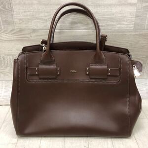 FURLA フルラ ラッキー レザー ブラウン 2WAYバッグ ハンドバッグ ショルダーバッグ 【95048a85】