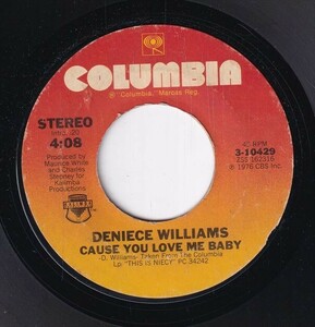 Deniece Williams - Free / Cause You Love Me Baby (B) SF-CP370