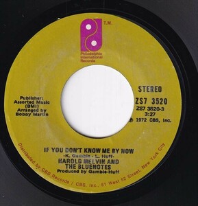 Harold Melvin And The Blue Notes - If You Don't Know Me By Now / Let Me Into Your World (A) SF-CN171