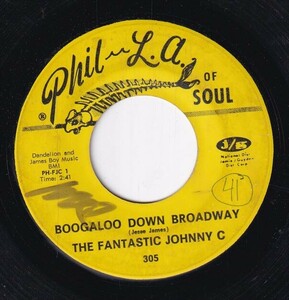 The Fantastic Johnny C - Boogaloo Down Broadway / Look What Love Can Make You Do (C) SF-CP324