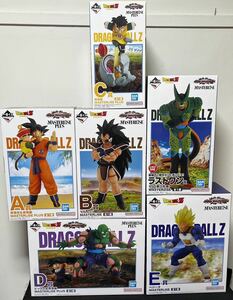 一番くじドラゴンボール VSオムニバスアメイジング フィギュア 6種 A賞悟空B賞ラディッツC賞悟飯D賞ピッコロE賞ベジータラストワン賞セル