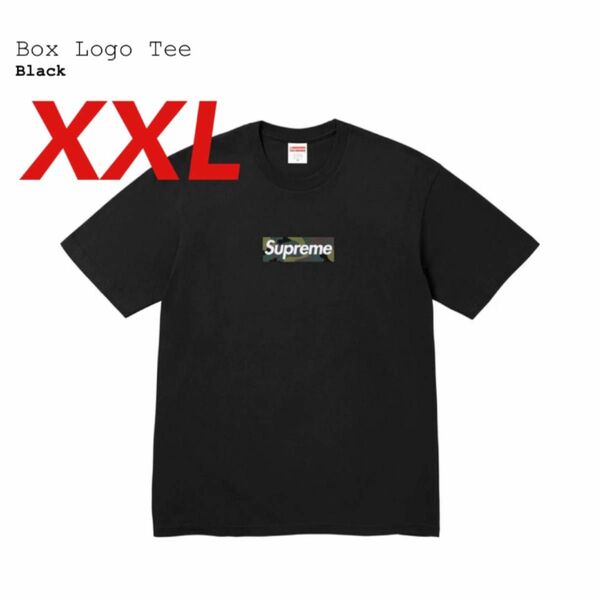 supreme box logo tee 黒 XXL black
