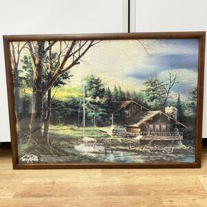 1000円〜 【完成品】TERRY REDLIN テリーレドリン Changing seasons-summer ジグソーパズル 風景画 美術品 53.5×76.5 中古 現状品