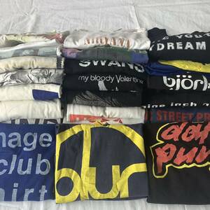 [.]1980s~00s Vintage T-shirt band art 80s 90s 00s old clothes Blur Nirvana Bjork Duftpank Sonic Youth trader veil dismantlement 