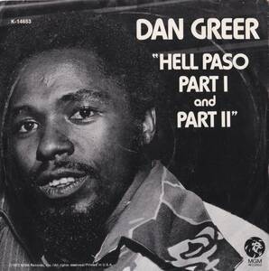 * 70's Southern Soul 45 * Dan Greer *