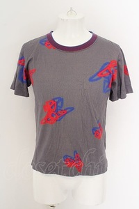【USED】Vivienne Westwood / スプレーカンORBボーイズTシャツ 00 グレー 【中古】 O-24-04-21-006-ts-YM-OS