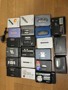 SONY Walkman Panasonic AIWA etc. cassette player together 21 piece 