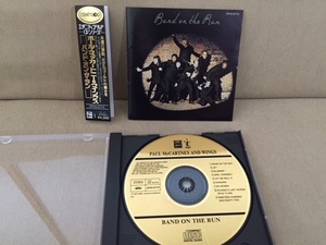 24K GOLD CD 状態良好！帯付　4300円盤　消費税表記なし　 Paul McCartney Band On The Run ゴールドCD