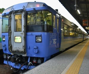 北のキハ183系関連商品【キハ183系廃車発生部品 　キハ183系「客室用カーテン」】運用終了まで使用の柄（デザイン） 縦77㎝×横118㎝　１枚