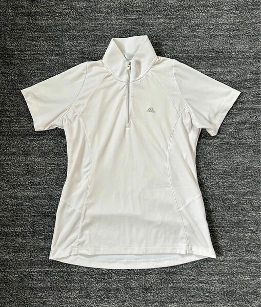ポロシャツ　白　Lサイズ　adidas