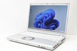 1円スタート ノートパソコン Windows11 Panasonic レッツノート CF-SZ6 DVDマルチ 第7世代 Core i5 SSD256GB メモリ8GB カメラ Windows10