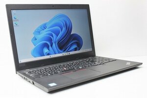 1円スタート ノートパソコン Windows11 Lenovo ThinkPad L590 15.6インチ 第8世代 Core i5 SSD256GB メモリ8GB カメラ 10キー 大画面