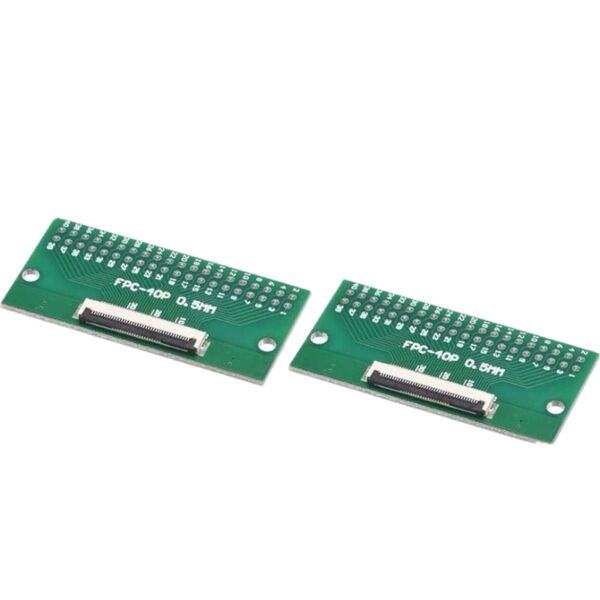 uxcell FFC FPC PCBコンバーターボード 40Pソケット 2個組