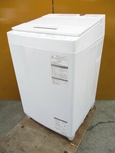 ☆2020年製 TOSHIBA 東芝 ZABOON 全自動洗濯機 7.0kg 簡易乾燥機能付 AW-7D8 ウルトラファインバブル洗浄 グランホワイト 直接引取OK w642