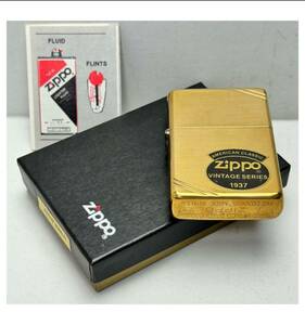 SG-675 未使用 ZIPPO ジッポ AMERICAN CLASSIC ヴィンテージシリーズ 1937 デッドストック GOLD 喫煙具 ジッポー 絶版 希少 1989