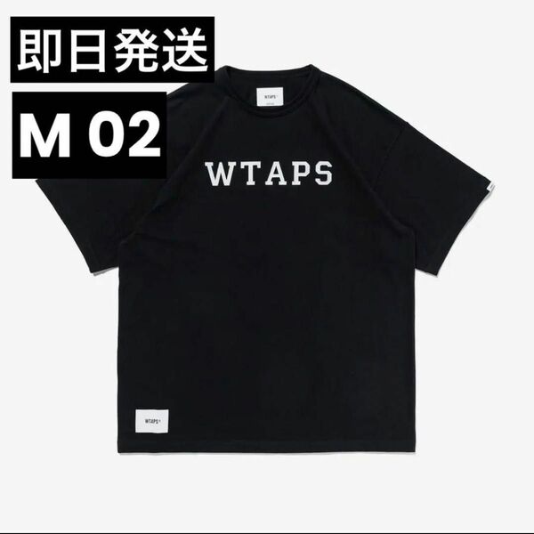 Mサイズ WTAPS ACADEMY / SS / COTTON. COLLEGE Black