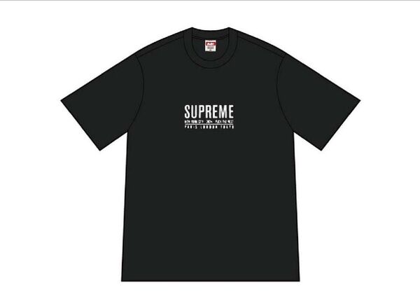 Supreme Paris Tee "Black"