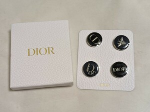 Dior Christian クリスチャンディオール Dior　ブローチ バッジ ピンバッジ ノベルティ ギフト 非売品　限定　ロゴ　新品未使用