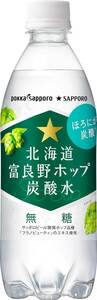 新品 TOCHIとCRAFT ポッカサッポロ 北海道富良野ホップ炭酸水 500ml × 24本