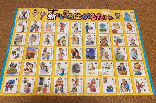 いろはがるた&百人一首 ポスター 小学国語辞典(第六版)の付録