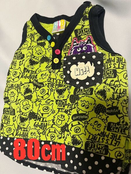 C RLB ノンスリーブTシャツ 半袖 夏服 タンクトップ 80サイズ 男の子 Tシャツ キッズ
