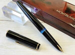 【未使用】 希少 モンブラン 万年筆 No34 #34 ペン先14K EFニブ 吸入式 MONTBLANC アンティーク品 廃盤モデル 箱付き（箱は汚れあり）