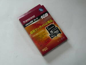 新品未使用未開封！Transcend miniSD microSD SD 1GB