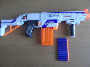 Nerf N-Strike Elite RETALIATOR[litalieita-]na-f Strike Elite gun ko King игрушка ружье губка .12 шт имеется /