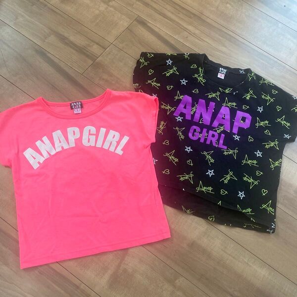 ANAP GIRL Tシャツ 2枚セット 140〜150