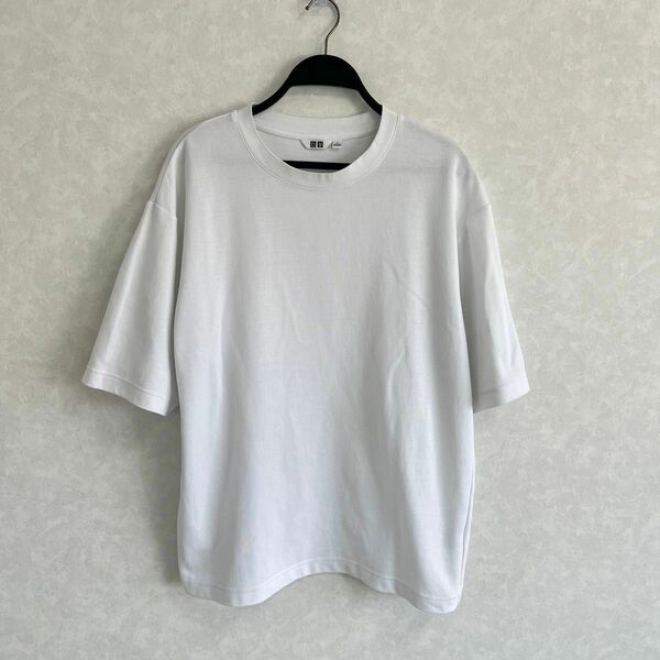 UNIQLO エアリズムコットンオーバーサイズTシャツ(5分袖)